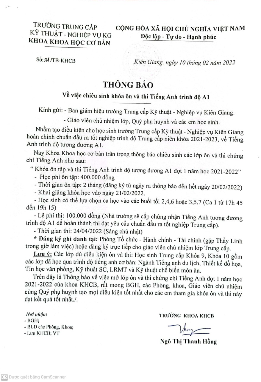 TB ANH VAN